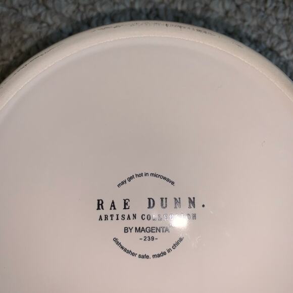 NEW Rae Dunn BOO ceramic pet bowl - Picture 3 of 3